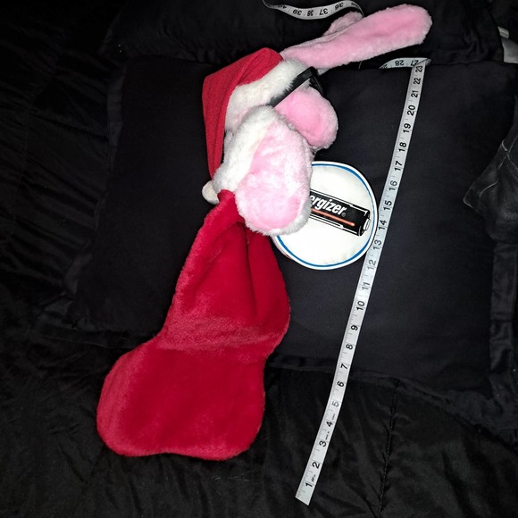 VINTAGE FUN FABULOUS OVER 2 Feet Energizer Bunny Stocking - 30 inches tall-Plush - Picture 6 of 8
